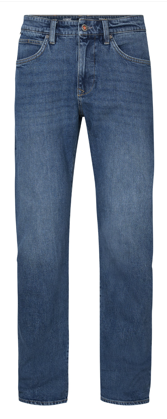 Petrol Industries Herren Jeans Lewis Loose Fit Reefview in Medium Blue