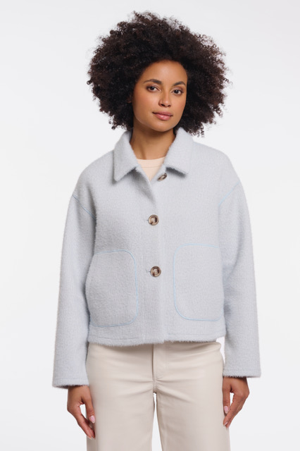 Rino & Pelle Esia Damen super weiche Jacke - Light Blue Snow