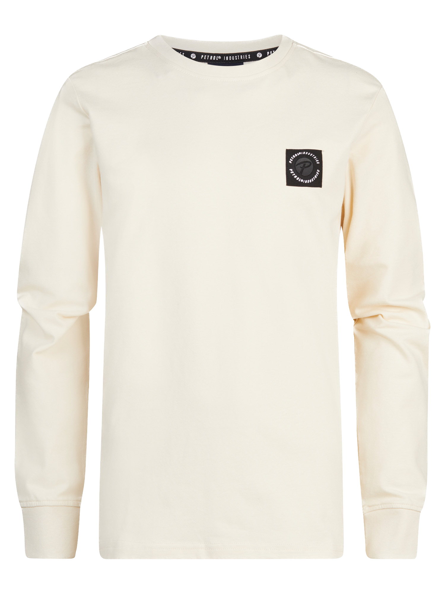 Petrol Industries Boys Langarm Shirt in Ecru Weiß