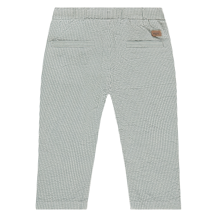 Babyface Baby Boys Seersucker Chino Hose - Grün Gestreift - SALE