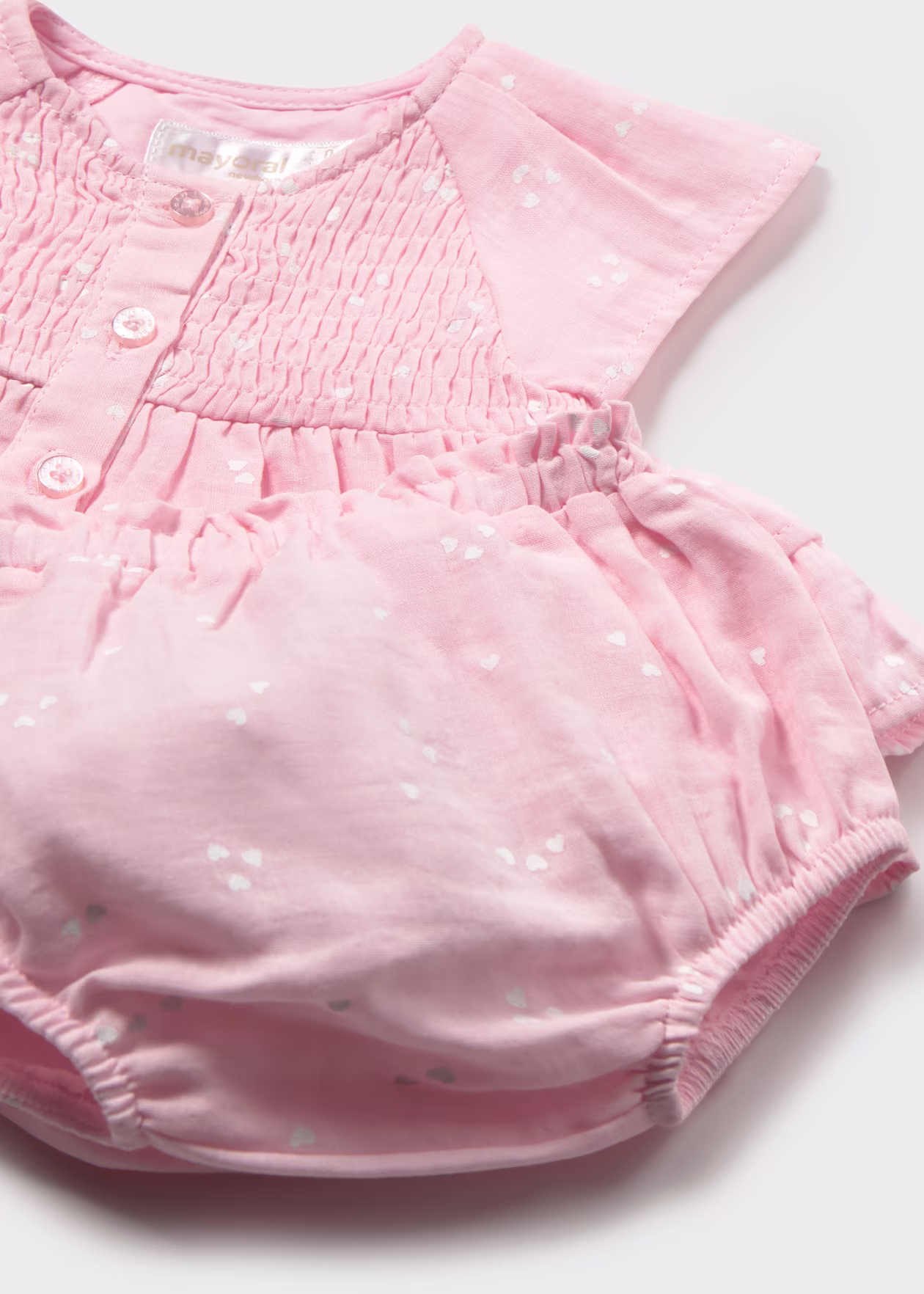 Mayoral Baby Bluse und Windelhöschen Set in Rosa 