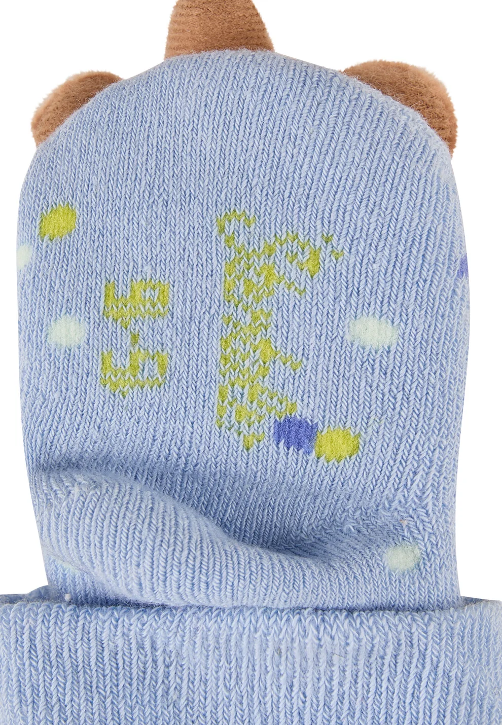 Sterntaler Baby Rasselsöckchen in Blau - Party Bär Sterntaler Baby Rasselsöckchen in Blau - Party Bär