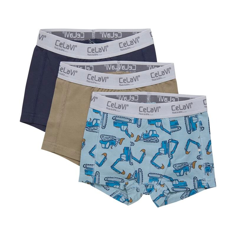 CeLaVi Boxer 3er Set - Bagger/Navy/Kahki