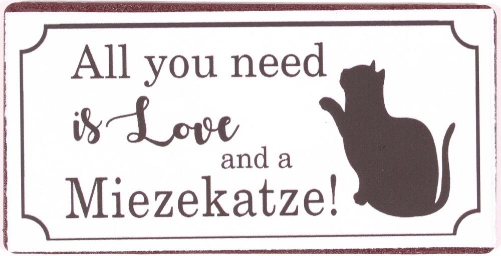 em7218 Lafinesse Magnet - All you need is love and a Miezekatze!