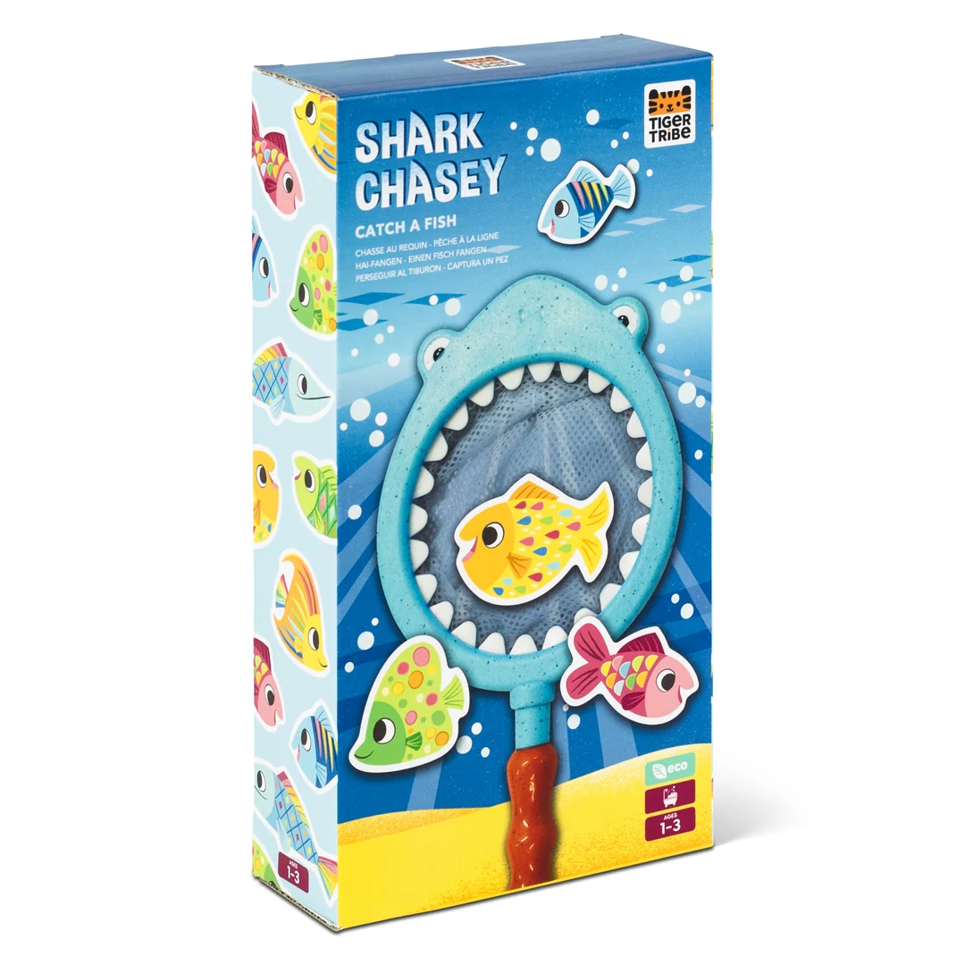 Tiger Tribe Shark Chasey - Haifisch Fisch Angelspiel für die Badewanne & Schwimmbad