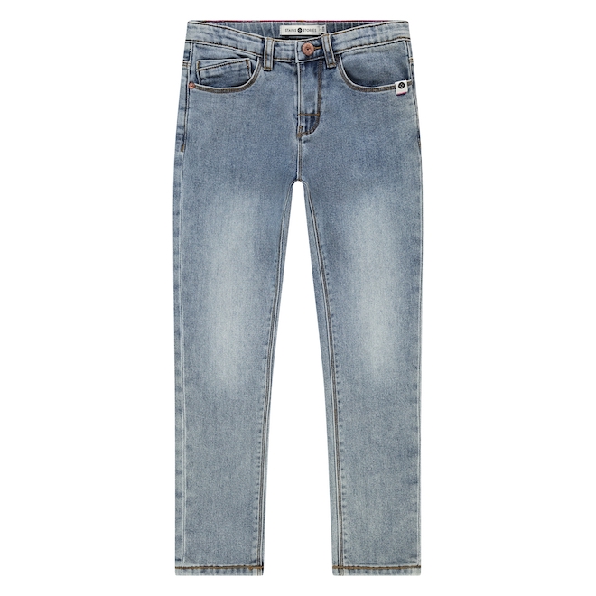 Babyface Stains & Stories Straight Leg Jog Jeans in Hellblau Denim