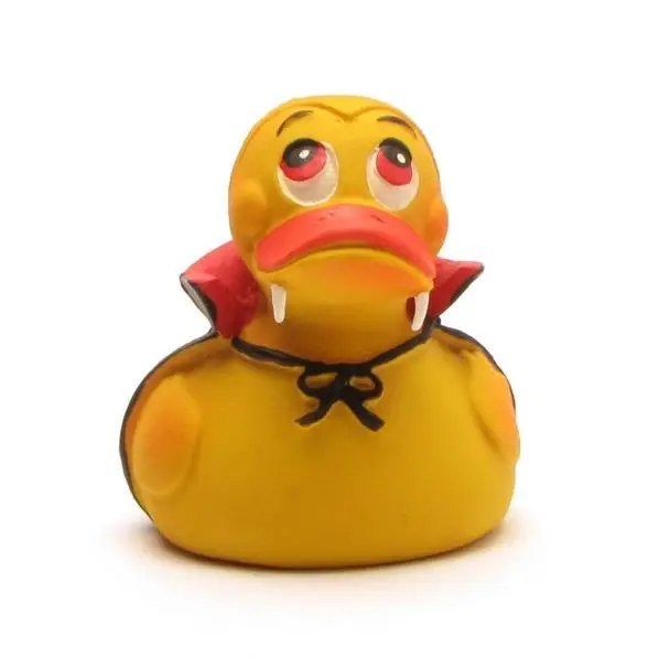 Lanco Duck - Naturkautschuk Badeente Gummiente - Vampire