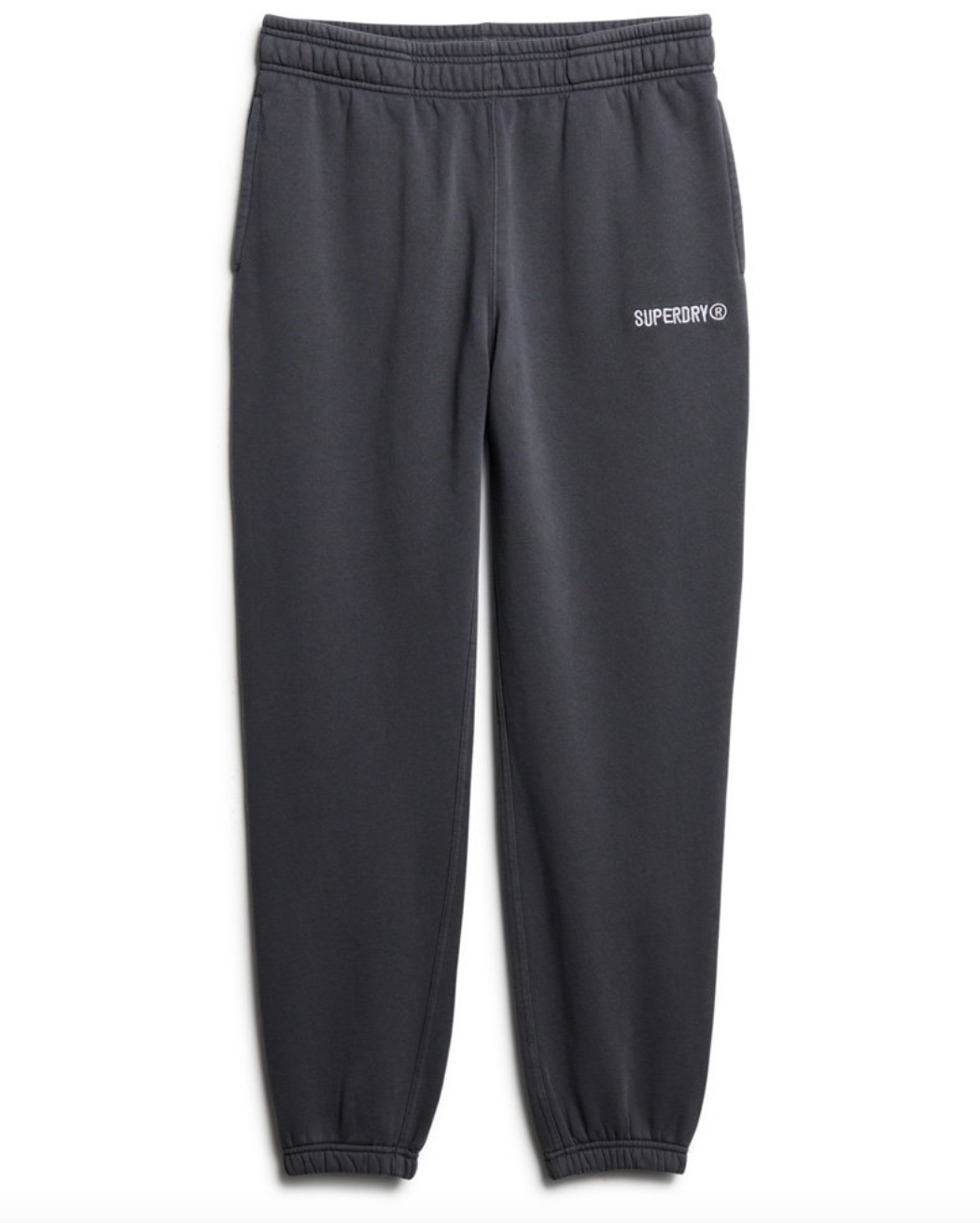 Superdry Herren Micro Logo Graphic Jogginghose in Dunkelgrau