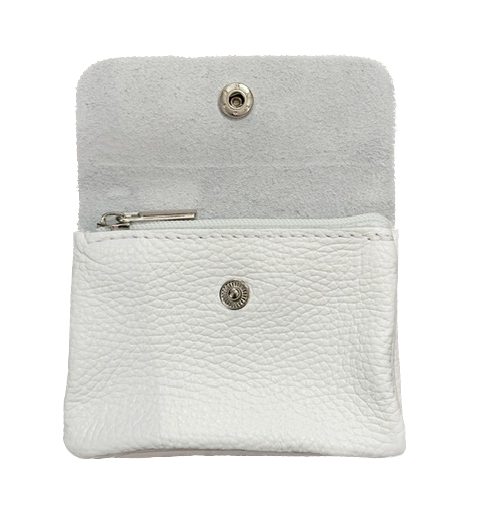 Soft Leder Geldbeutel in Weiß - Klein Soft Leder Geldbeutel in Weiß - Klein