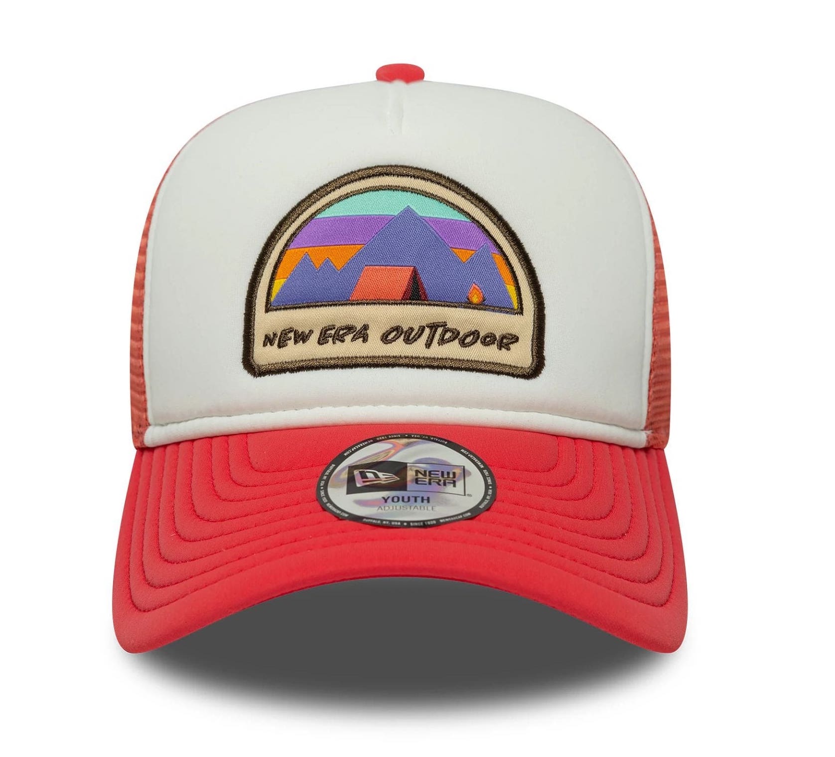 New Era Kids Rot Adventurer Patch Jugend 9FORTY A-Frame Trucker Verstellbare Cap New Era Kids Rot Adventurer Patch Jugend 9FORTY A-Frame Trucker Verstellbare Cap