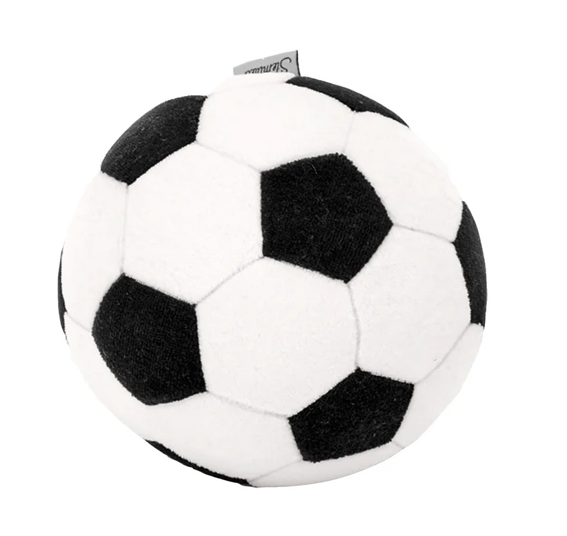 Sterntaler Weicher Stoffball mit Rassel - Fußball