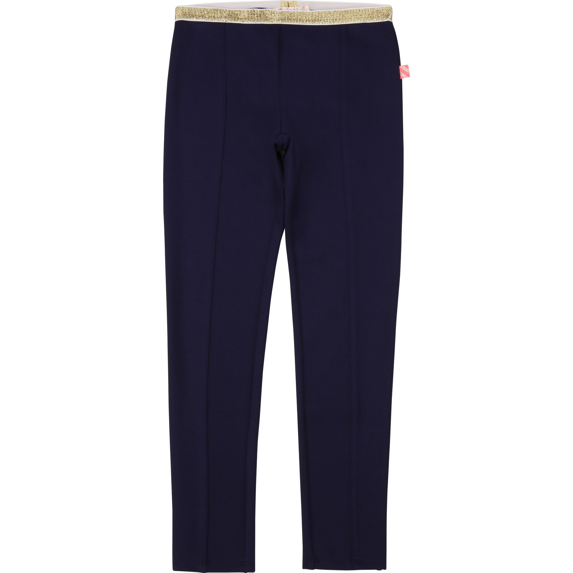 Billieblush Jeggings in marineblau mit Glitzerbund in gold - SALE