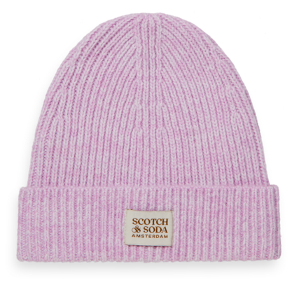 1683111-Scotch-Beanie Scotch & Soda Beanie Mütze in Flieder - SALE