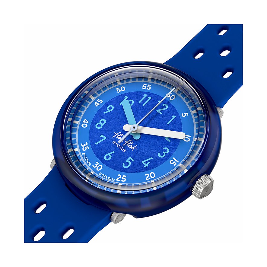 Flik Flak Kinderuhr - FIZZ in BLUE - Royal Blau
