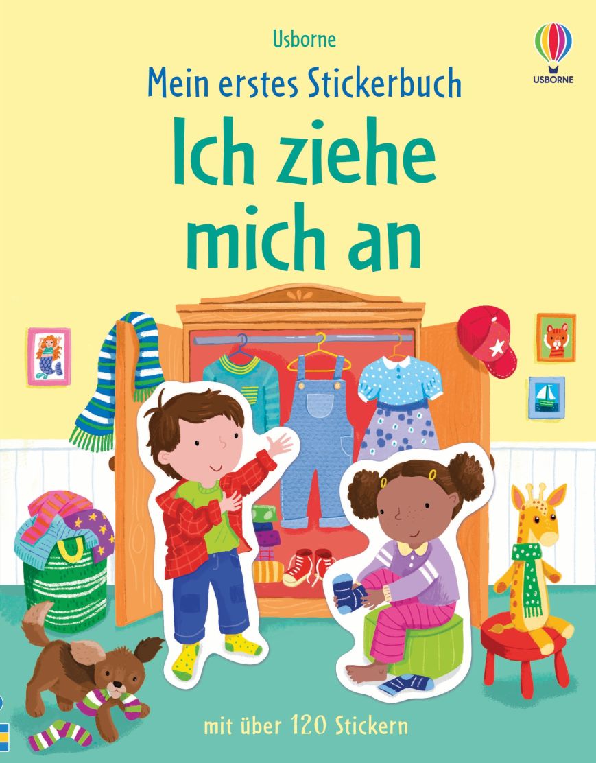 Usborne Mein erstes Stickerbuch: Ich ziehe mich an Usborne Mein erstes Stickerbuch: Ich ziehe mich an