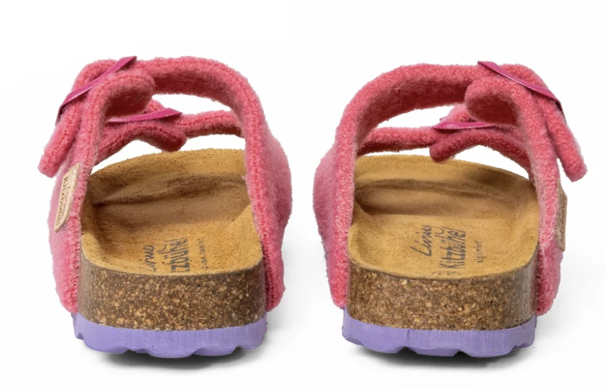 Living Kitzbühel Sandale Wooly Wonder in Pink