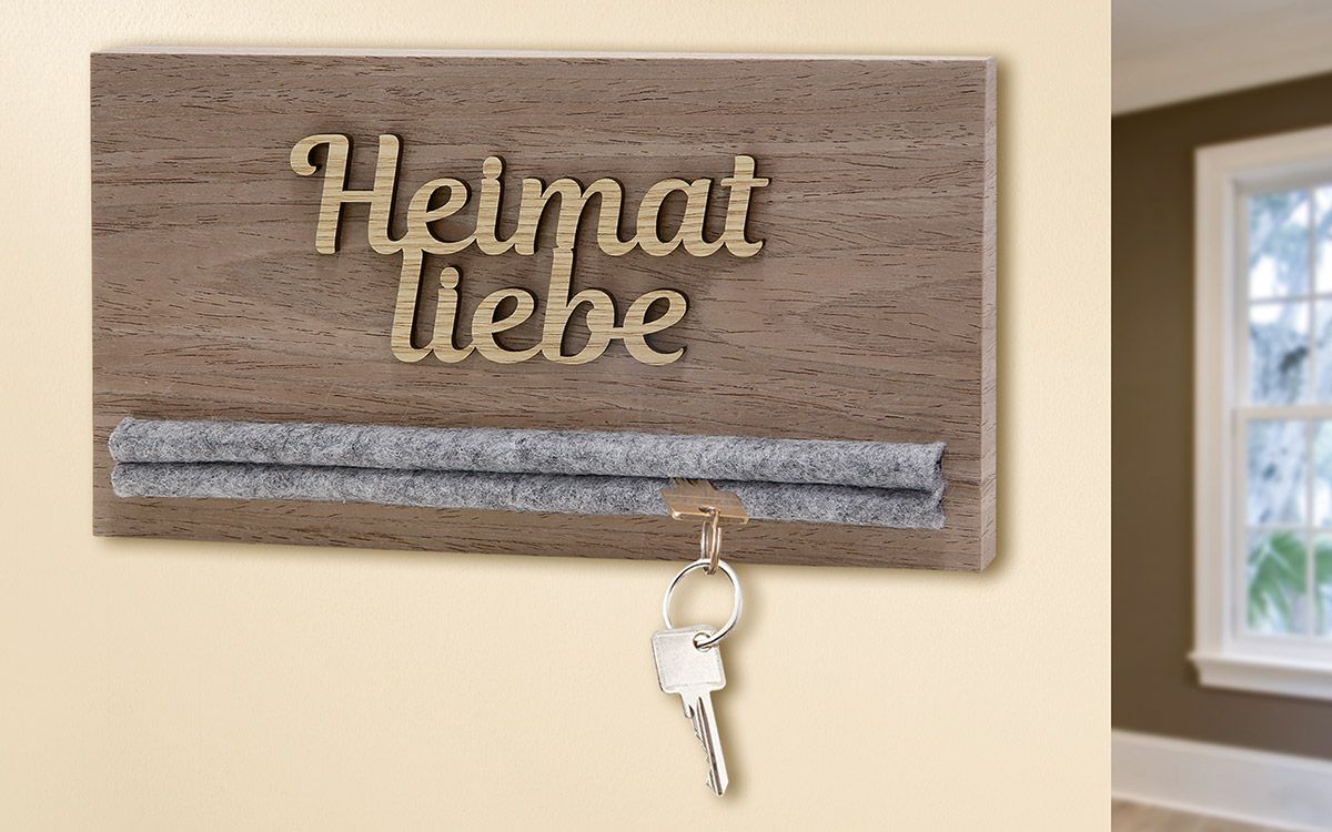 43481_2_1 Gilde Schlüsselbrett - Heimatliebe - SALE