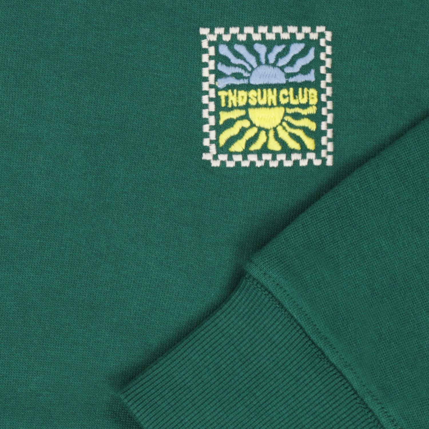 Tumble N Dry Sweatshirt in Evergreen - La Mer Sun Club