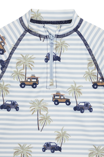Hust & Claire Maiak Langarm Swim Shirt mit UV Schutz 50+ Surfer Jeeps 