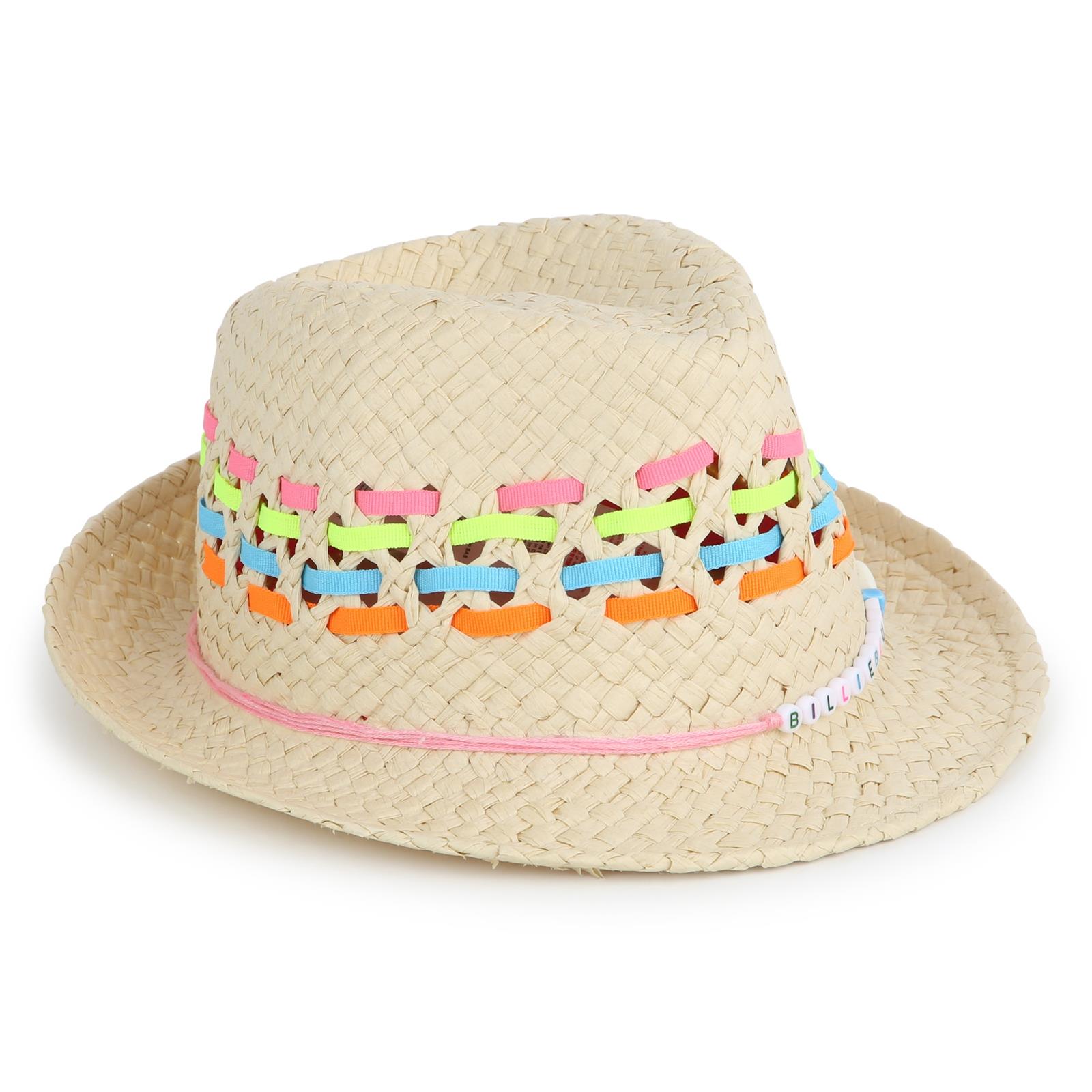 U20340_Z41_002 Billieblush Hut Natur mit Neon Farben