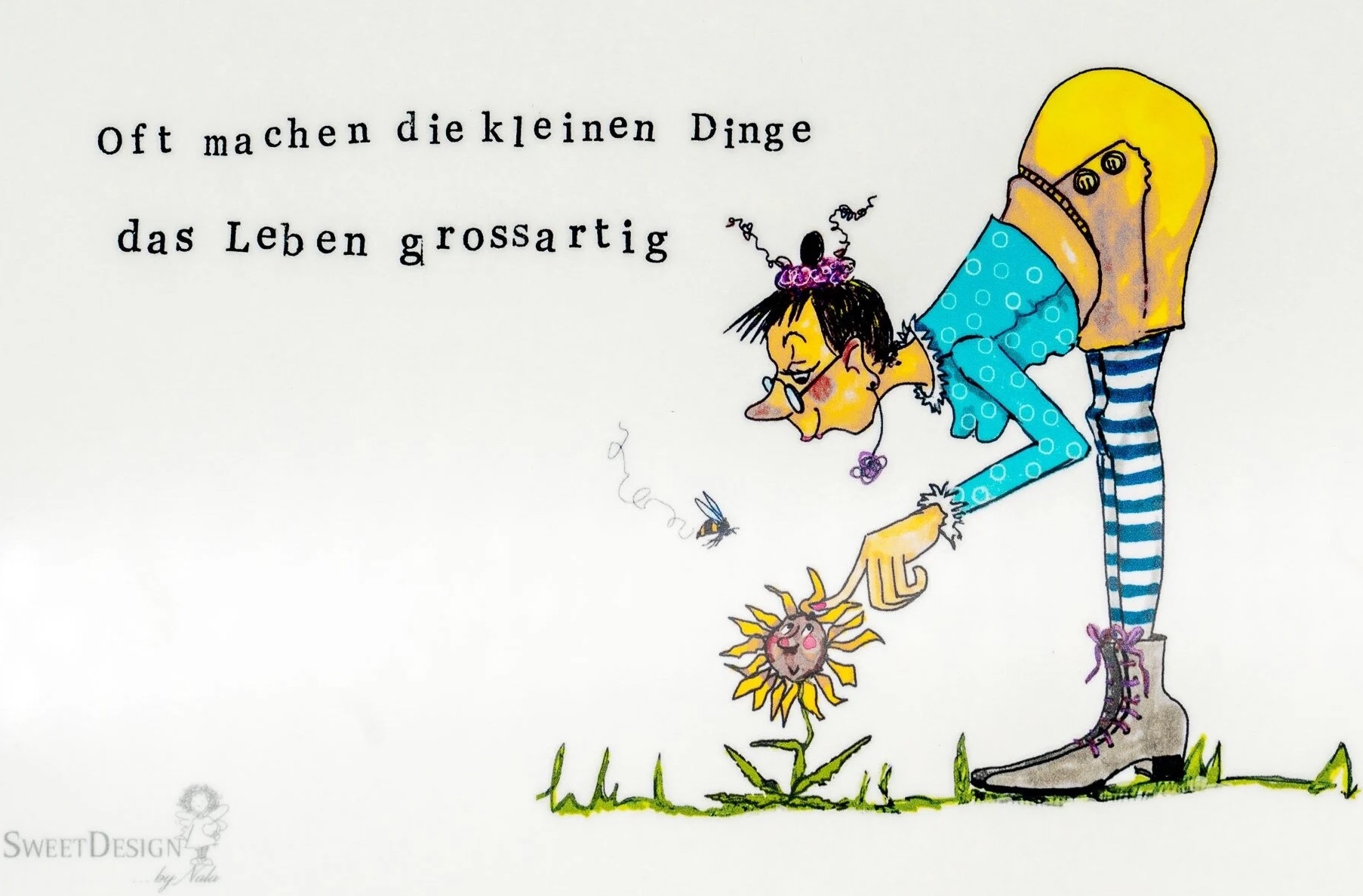 Sweet Design Frühstücksbrettchen - Oft machen die kleinen Dinge das Leben grossartig