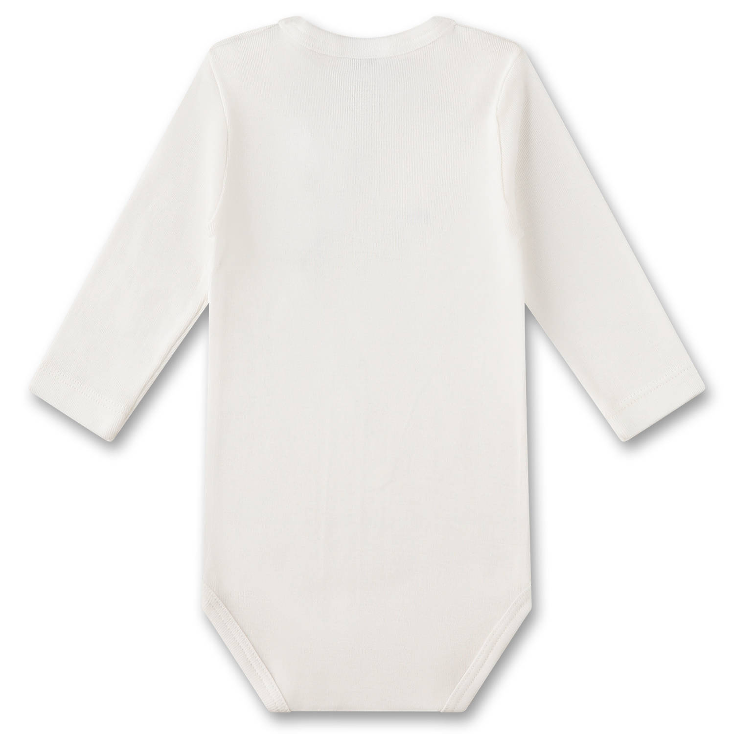Sanetta Body Langarm in Creme Weiß mit Esel Sanetta Body Langarm in Creme Weiß mit Esel