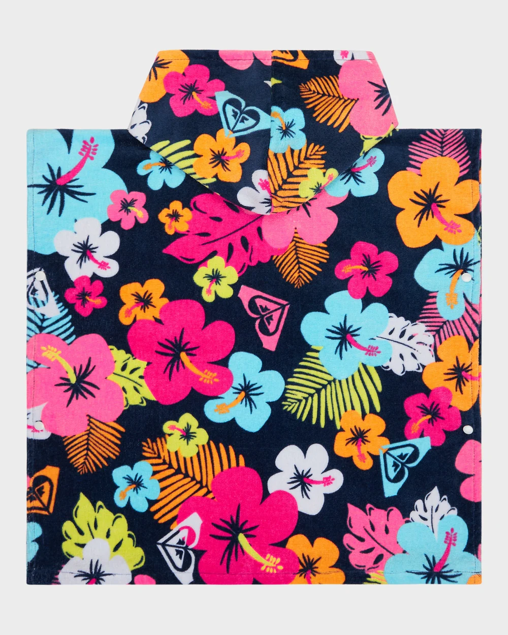 Roxy Stay Magical Poncho Handtuch Indigo Morning Flowers 