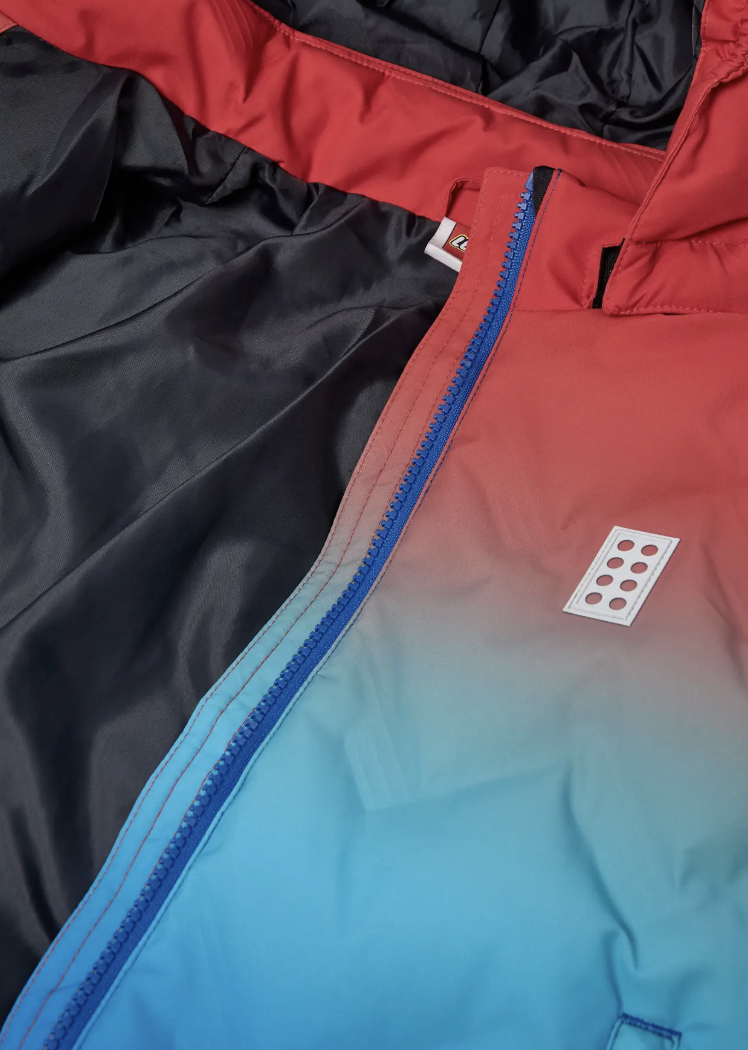 LEGO® Winterjacke/Skijacke – LWJESTED 709 mit Farbverlauf Blau zu Rot