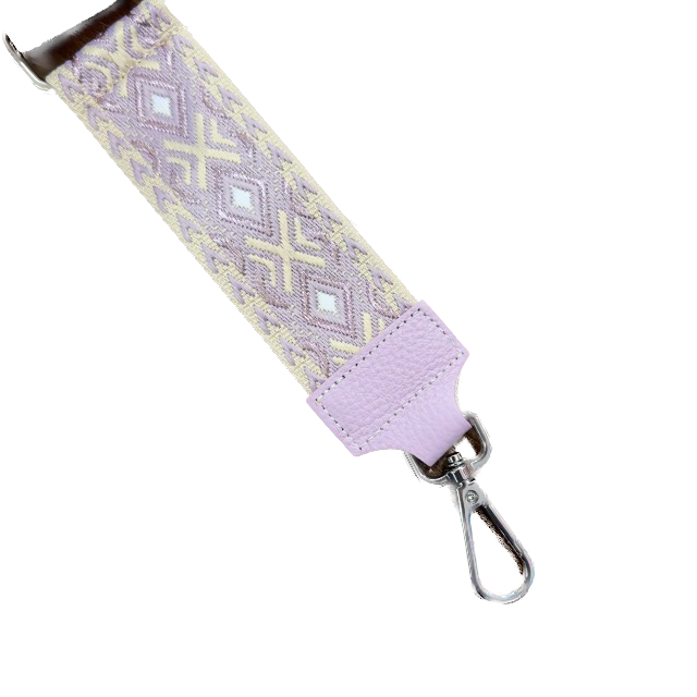 BFF Crossbody Schulterriemen / Taschengurt - Creme & Flieder Design - SALE BFF Crossbody Schulterriemen / Taschengurt - Creme & Flieder Design - SALE