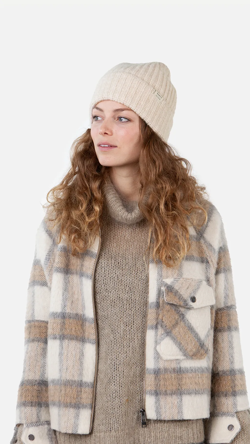 Barts Neide Beanie Mütze in Cream - One Size