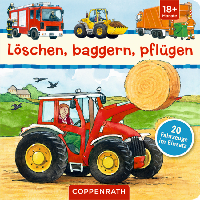 Coppenrath Buch & Spielzeug Löschen, Baggern, Pflügen