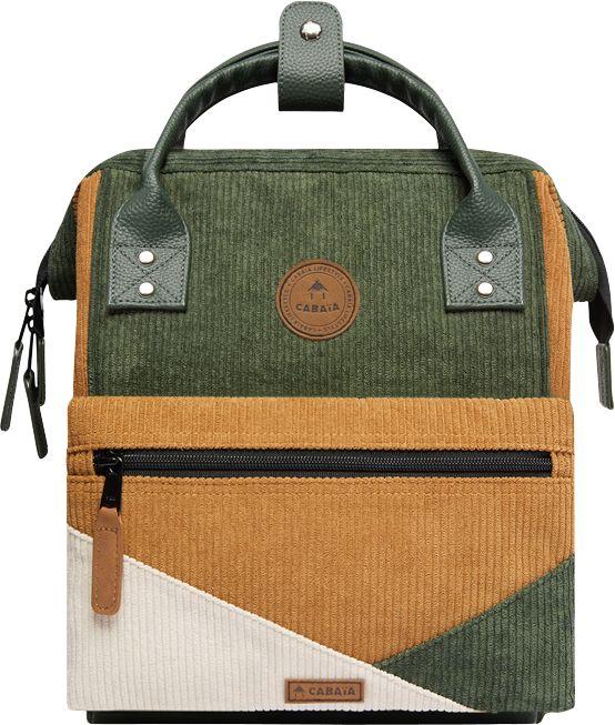 Cabaia Rucksack DOHA Small mit Laptop-Fach - Oliv Grün Cord Cabaia Rucksack DOHA Small mit Laptop-Fach - Oliv Grün Cord