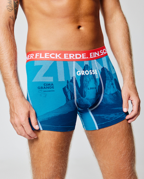 ESFE Alpine Bio-Wäsche Herren Boxer in Blau - GROSSE ZINNE