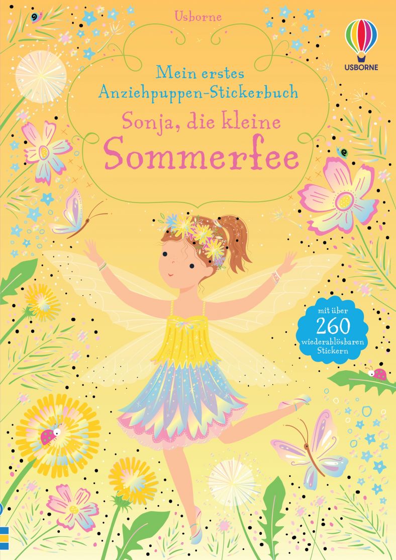 Usborne Mein erstes Anziehpuppen-Stickerbuch - Sonja, die kleine Sommerfee