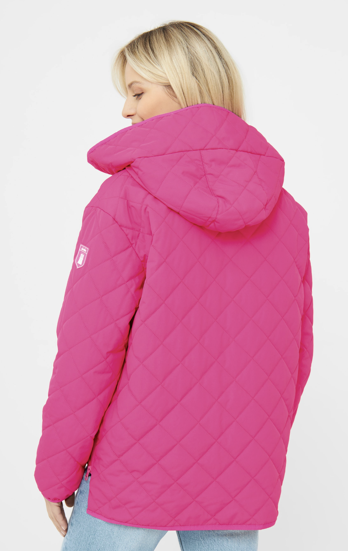 Derbe Damen Übergangsjacke Quiltby Short mit Steppung in Pink Glo Derbe Damen Übergangsjacke Quiltby Short mit Steppung in Pink Glo