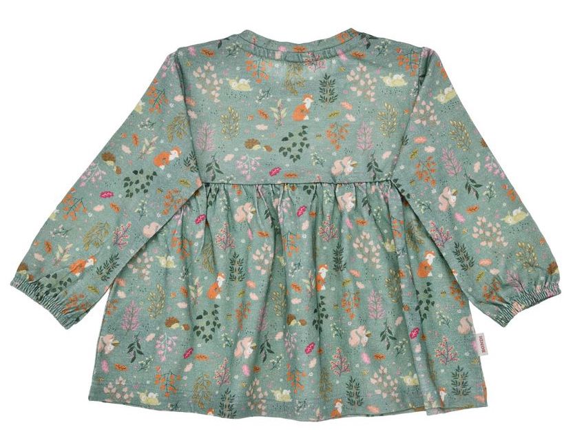 Bondi Sweatshirt Kleid in Moss Grün mit Waldtiere - SALE Bondi Sweatshirt Kleid in Moss Grün mit Waldtiere - SALE