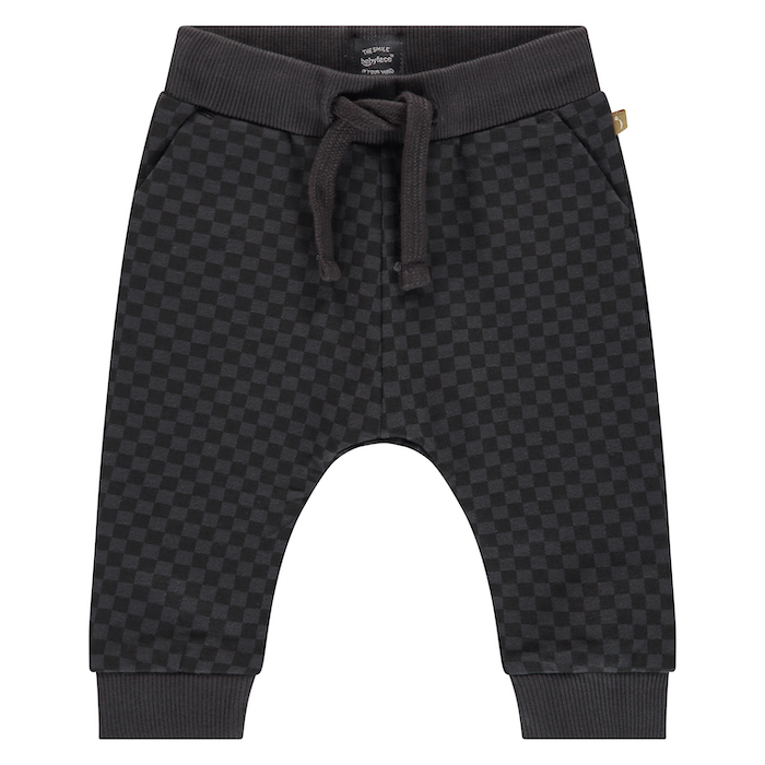 Babyface Baby Jung Sweathose Jogpant Schwarze Checks