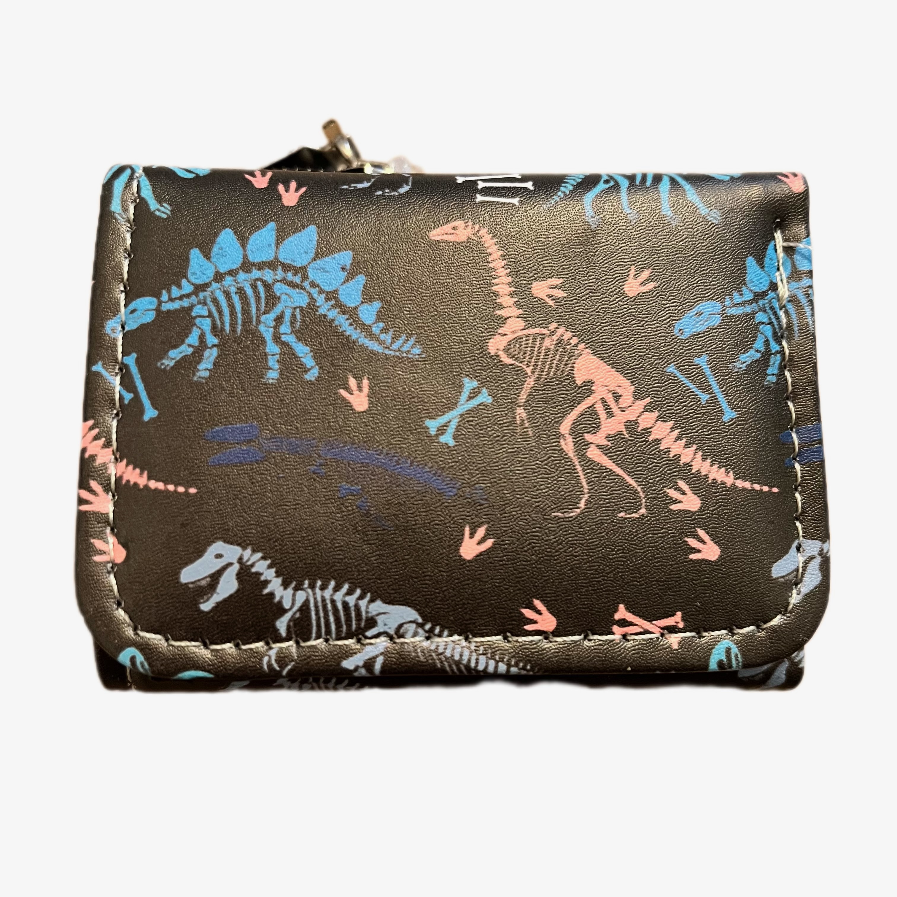 image0Ol4Em34ahqEK7 KisMe Blaue kleine Geldbörse - Dino Skelette