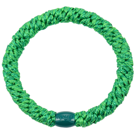 Kknekki Haargummi/Armband - Esmeralda Green - Grün Glitzer