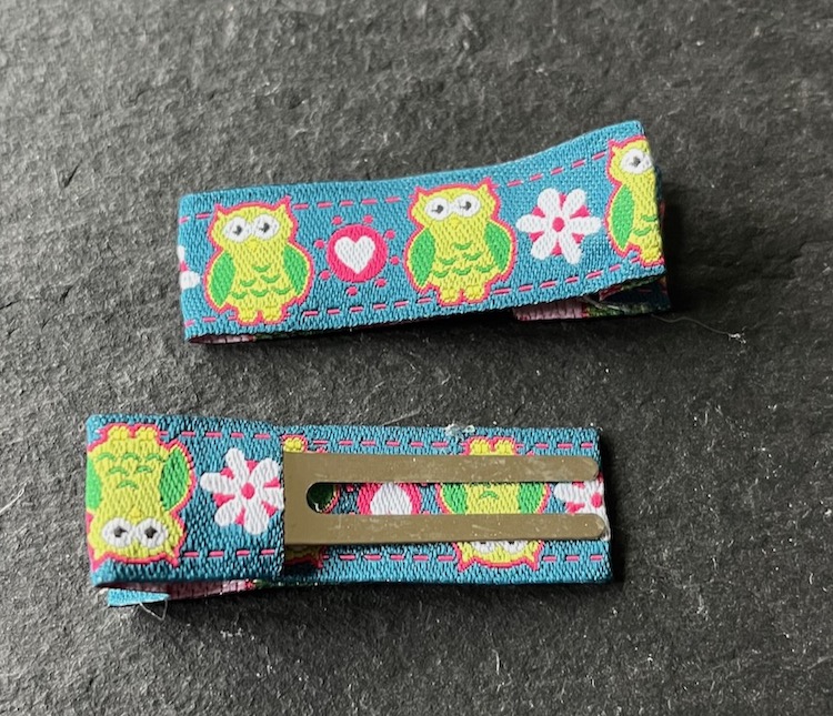 Wowzers Designer Clips - Eulen Blau - 1 Paar 