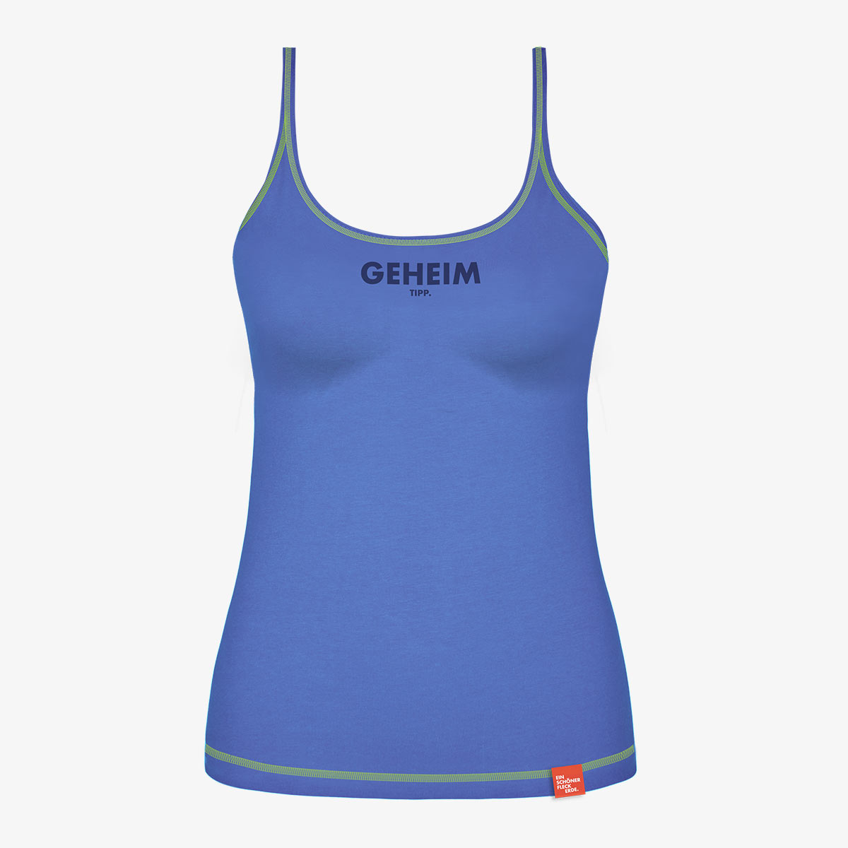 top-geheimtipp-enzian-1a ESFE Alpine Bio-Wäsche Damen Top iin Enzian Blau - Geheimtipp