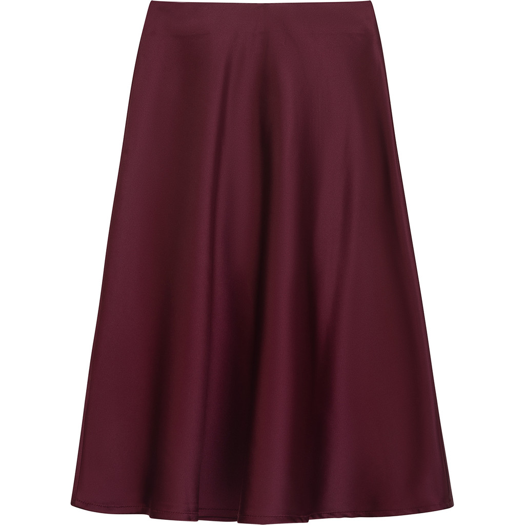 Danamade DMATHILDE Satin Rock für MOM in Bordeaux Weinrot Danamade DMATHILDE Satin Rock für MOM in Bordeaux Weinrot