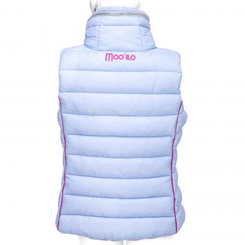 Moo`ilo Damen Weste in Hellblau mit Pink Futter - SALE