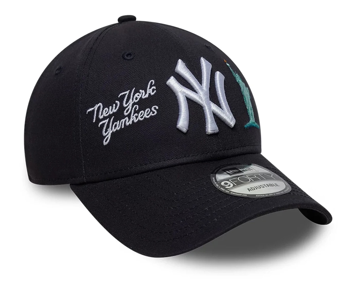 New Era Cap Navy New York Yankees MLB City Icon 9FORTY Verstellbare Cap - New York City