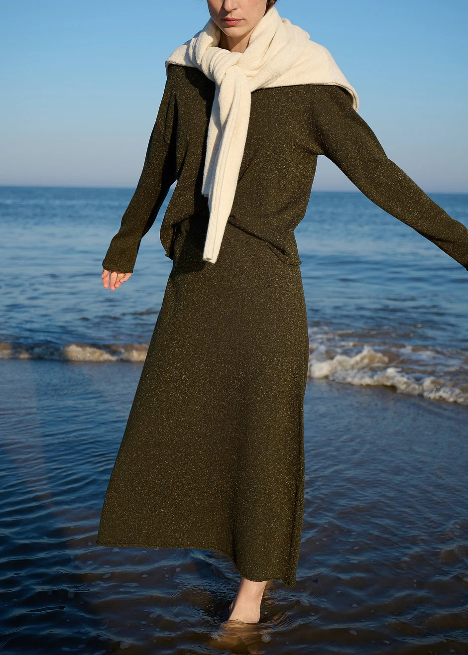 Jane Luschka Holli Winter Maxirock - Grün - SALE