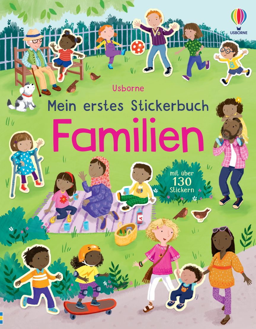Usborne Usborne Mein erstes Stickerbuch: Familien