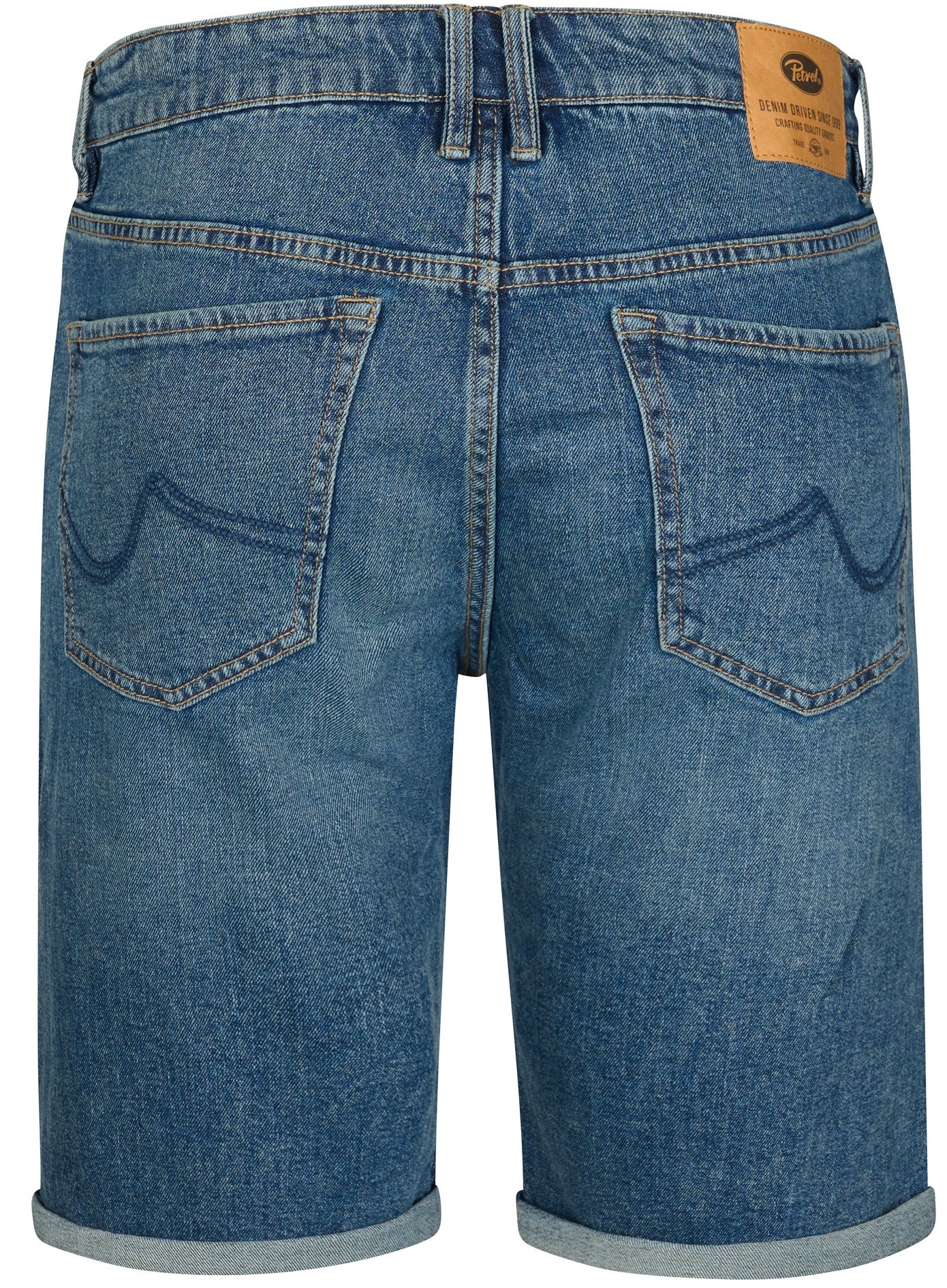 Petrol Industries Herren Lewis Loose Jeansshort Speedster in Blau