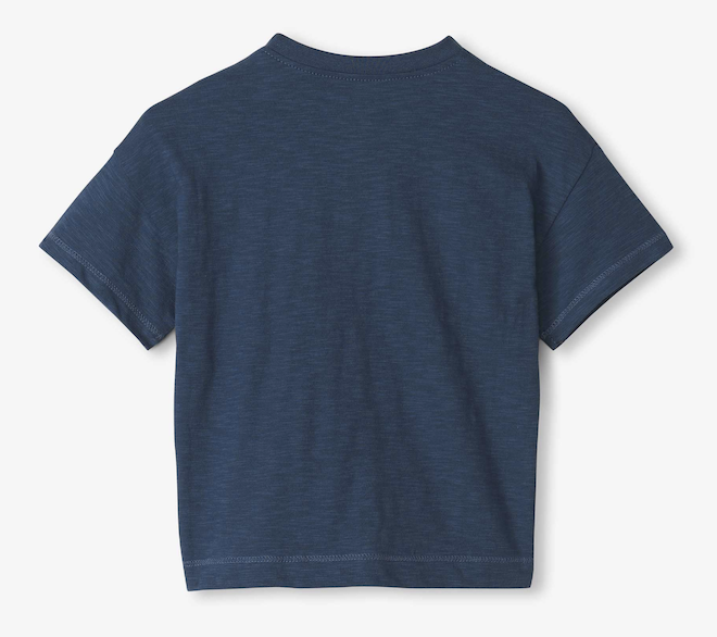 Hatley Kurzarm T-Shirt in Marineblau - Surfer Pickup Truck - SALE