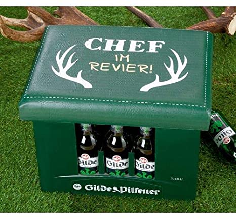 chef Gilde Sitzpolster für Bierkasten - Chef im Revier