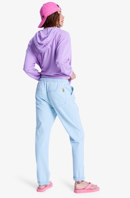 Roxy Slow Well - Helle Jeanshose für Frauen in Light Blue - Hellblau